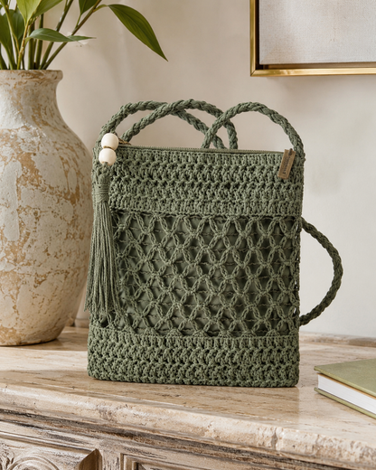 Pochette Tressée Femme