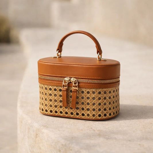 Sac Vanity Rotin