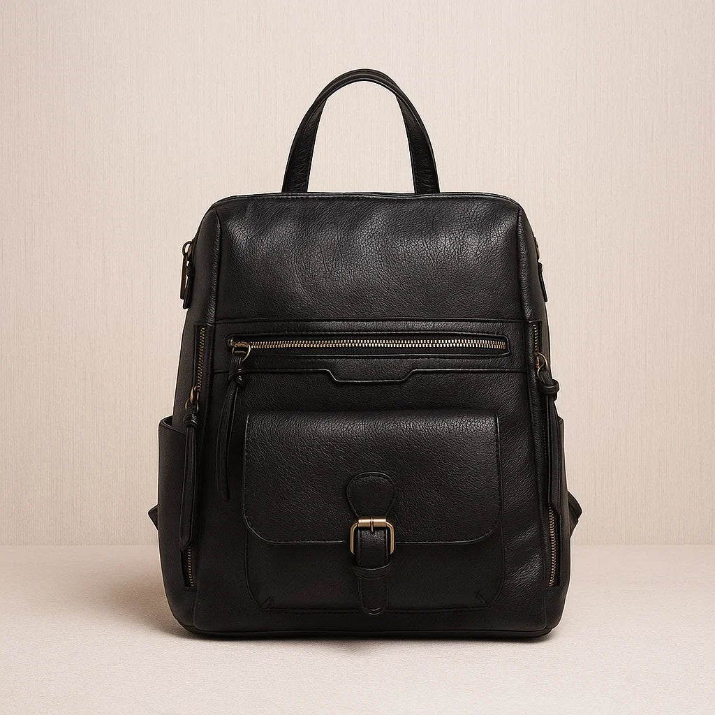 Sac à Dos Noir Multi-Poches