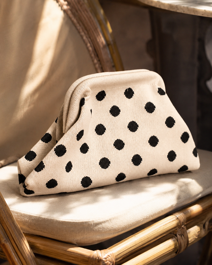 Sac Style Bourse à Pois