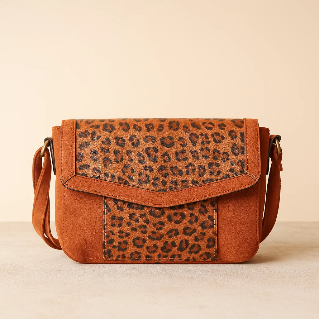 Sac Brique Imprimé Léopard