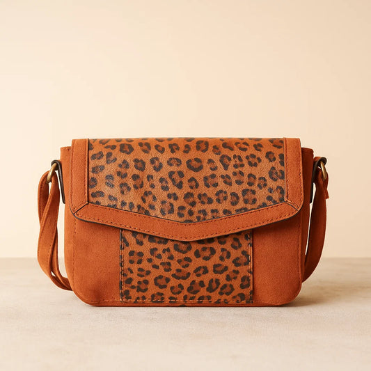 Sac Brique Imprimé Léopard