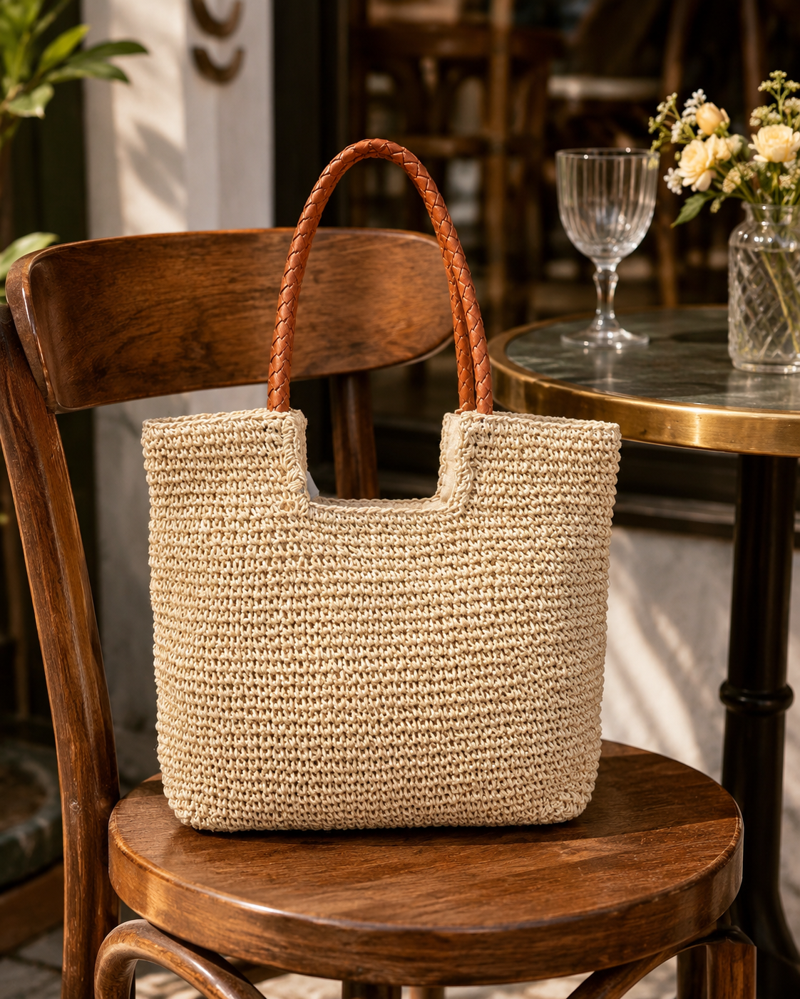 Sac Cabas Tressé