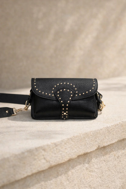 Pochette Cuir Cloutée