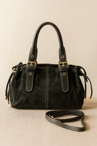 Sac Cuir Double Zip
