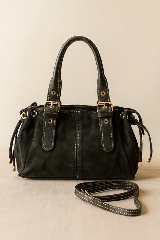 Sac Cuir Double Zip