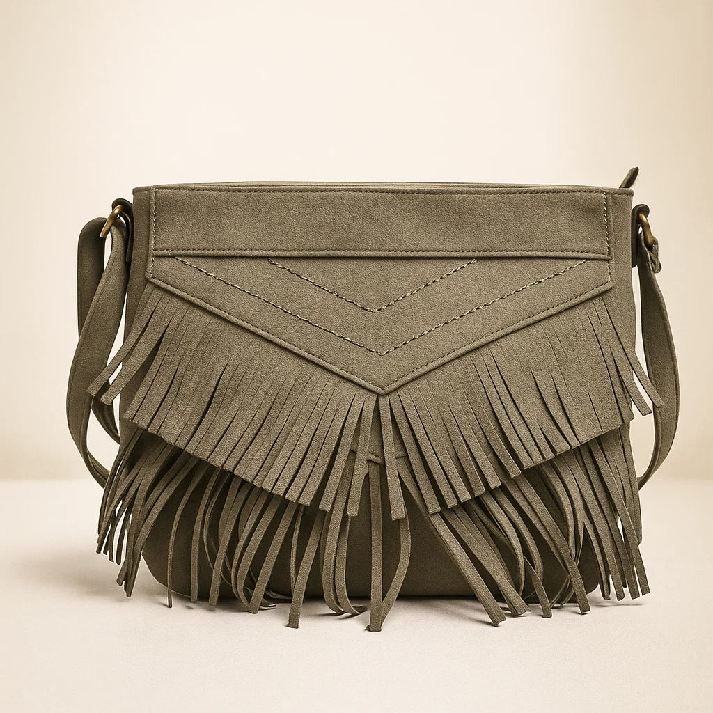 Sac bohème chic femme à franges colorées – hippiechic-boutique