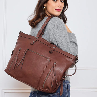 Cabas Souple Marron