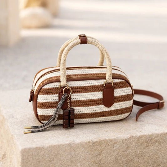 Sac Tressé Rayé