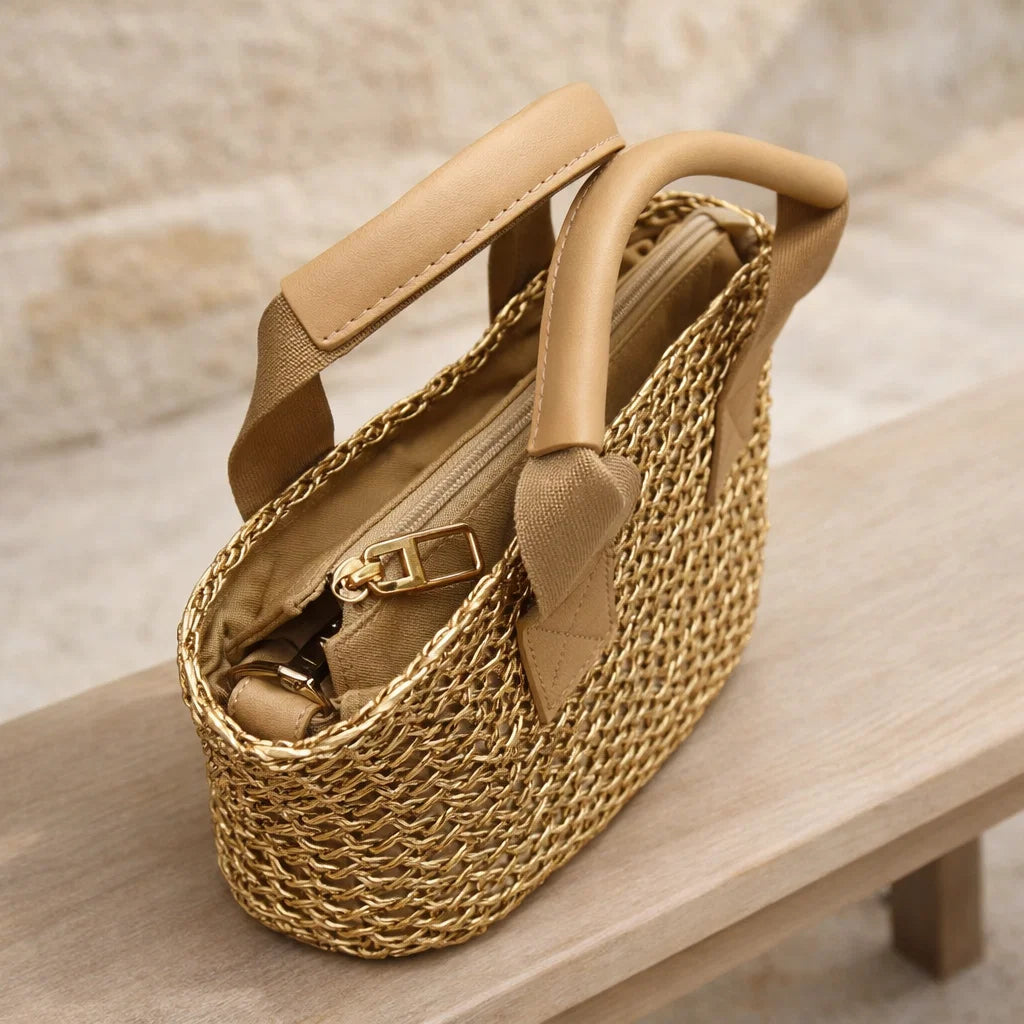 Sac Tressé Brillant