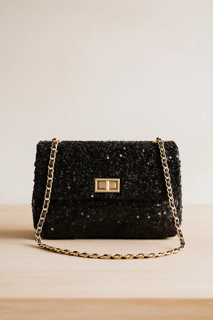 Sac Sequins Noir