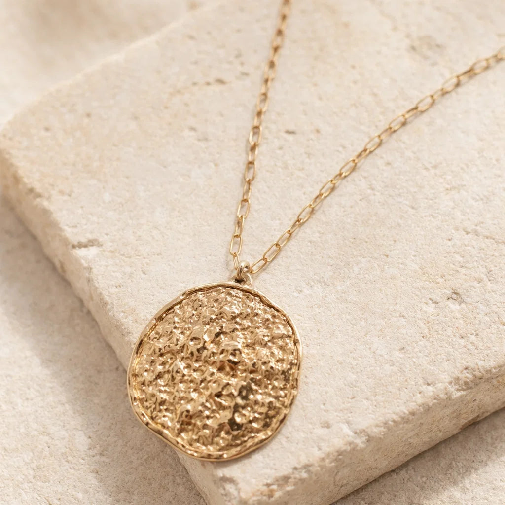 Sautoir Médaillon Doré