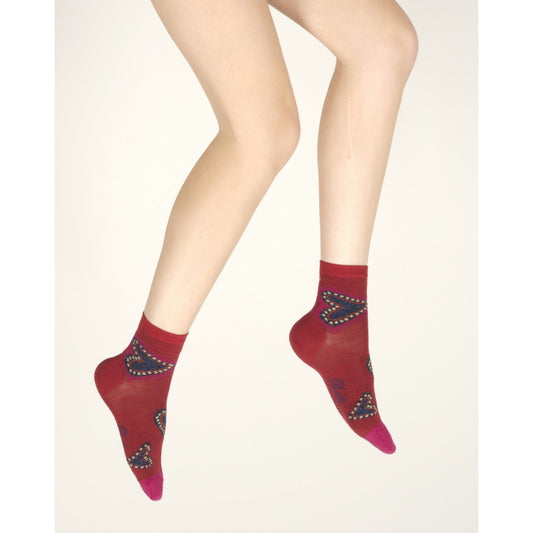 Berthe Aux Grands Pieds Shoes Pois Rouges - Le Chausson Chaussette