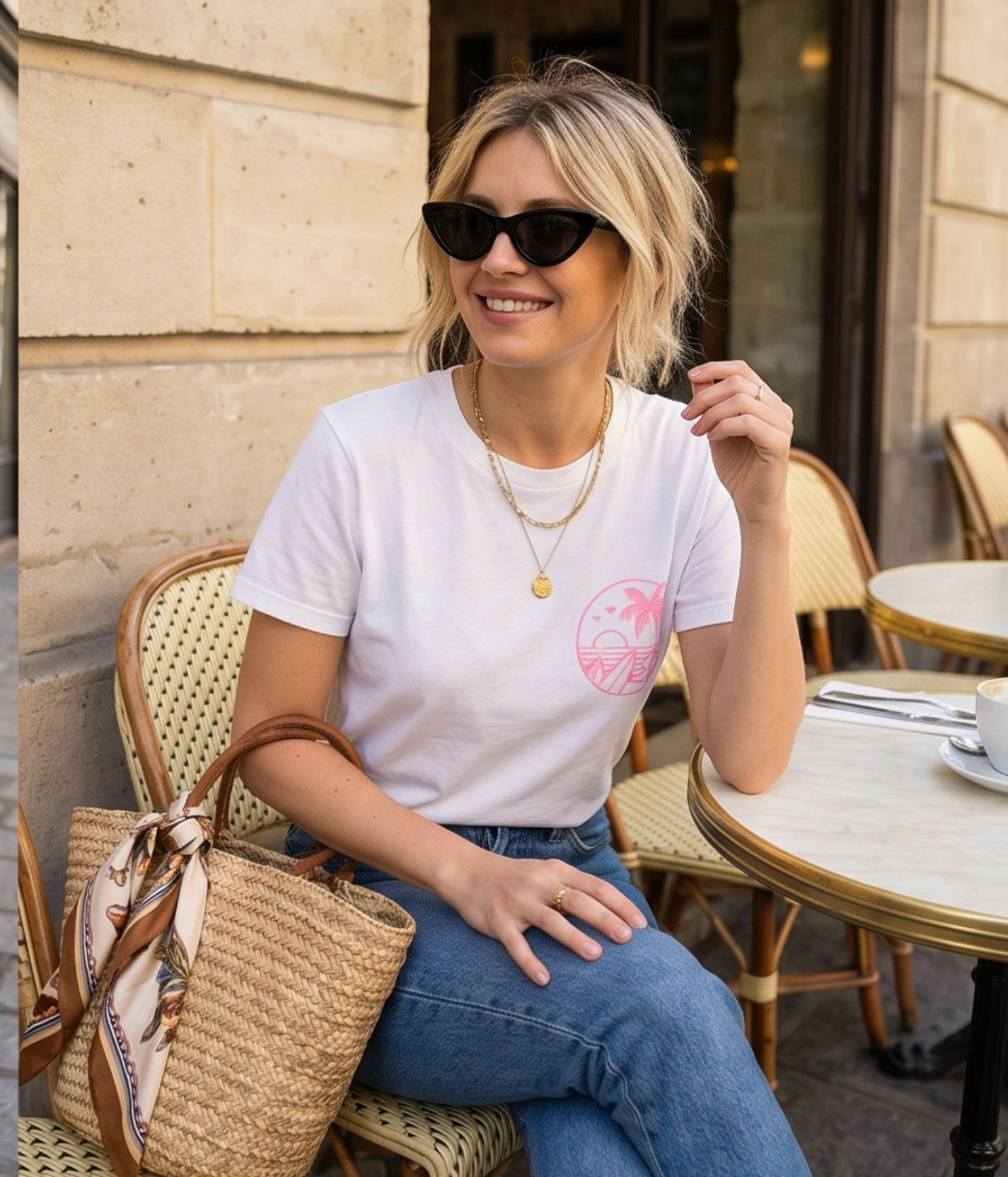 T-shirt Palmier Soleil
