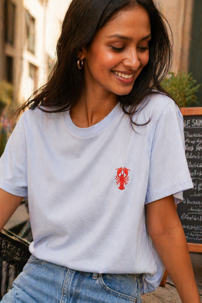Tee-shirt Écrevisse Brodé