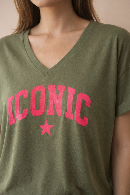 Tee-shirt Iconic Kaki