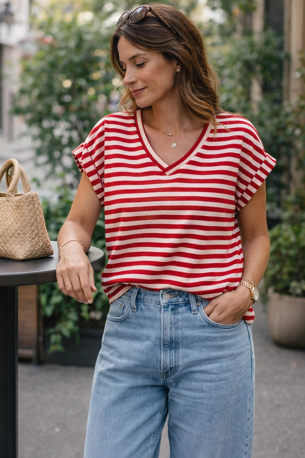 T-shirt Marinière Ample