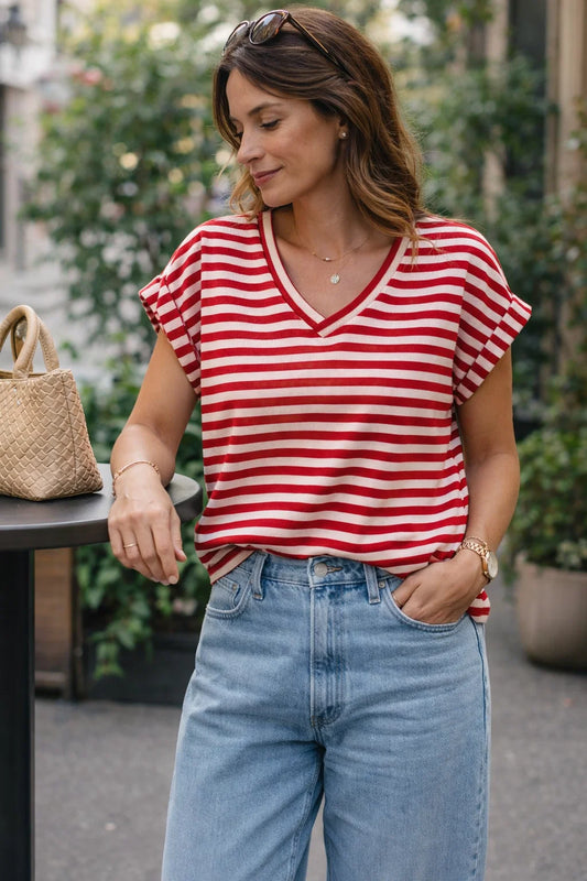 T-shirt Marinière Ample