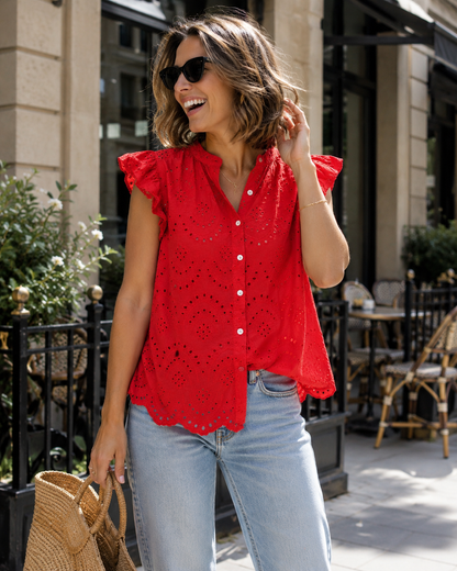 Blouse Manches Volant