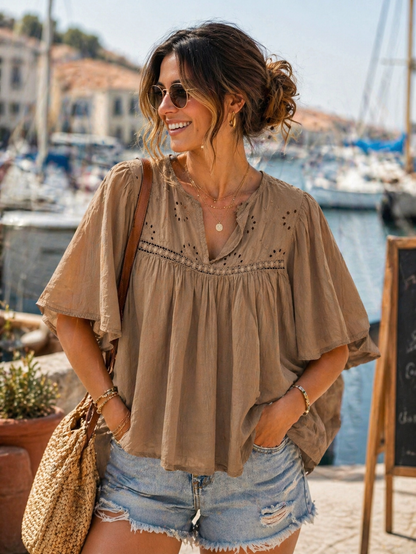 Blouse en Voile de Coton