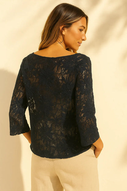 Top Dentelle Noir
