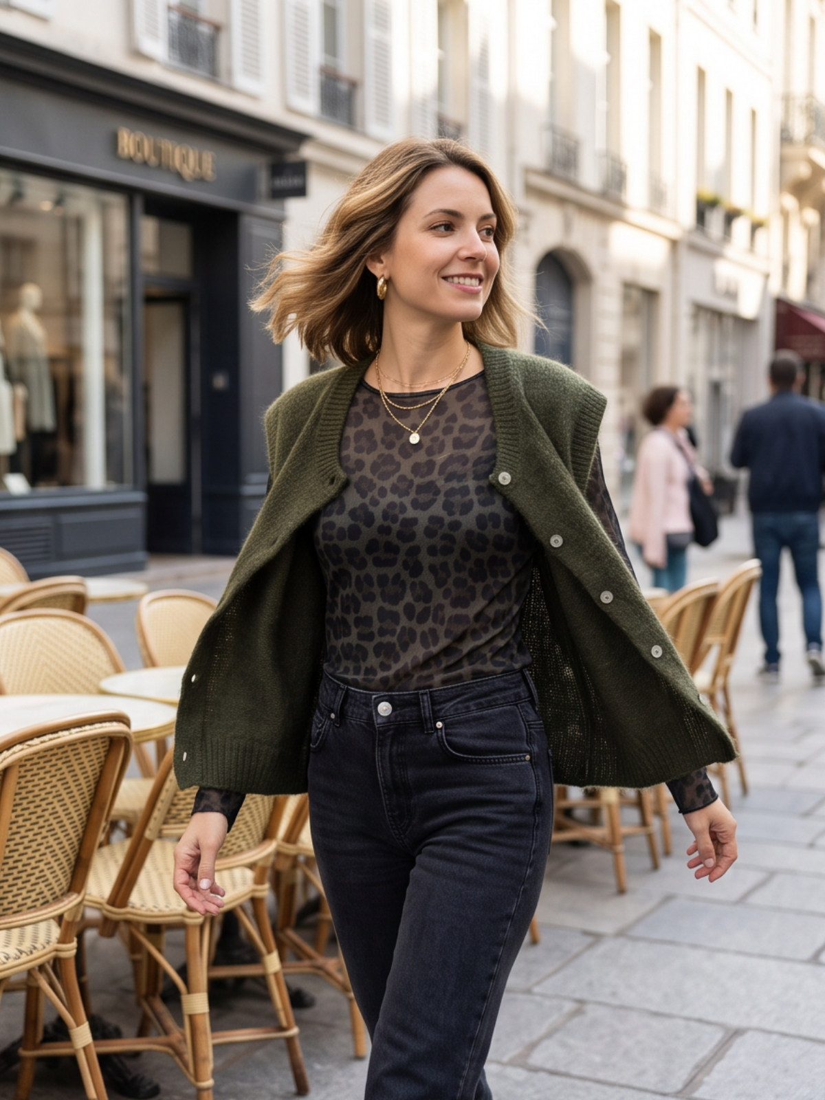 Top Maëlle - Imprimé Léopard