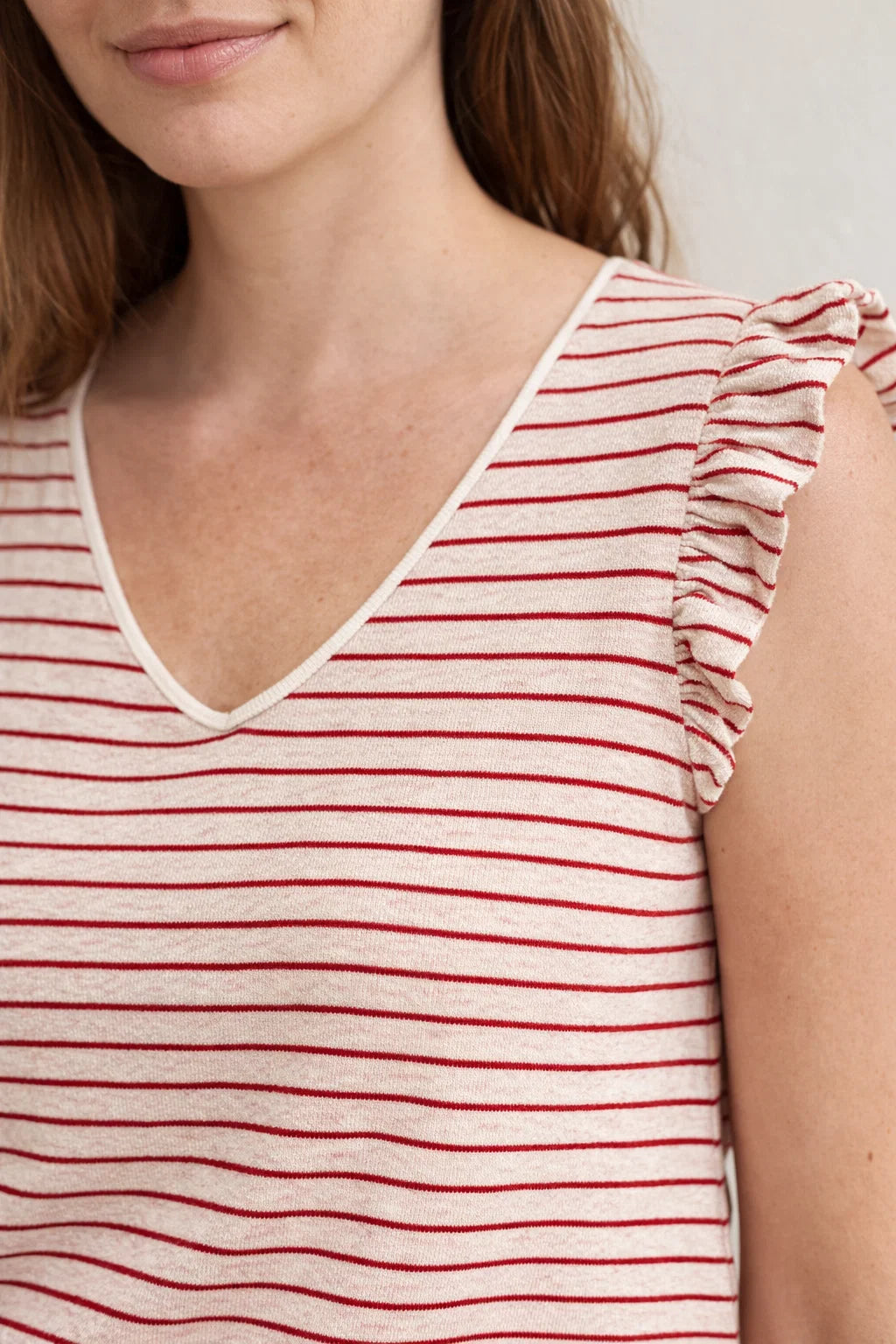 Top Marinière Volants