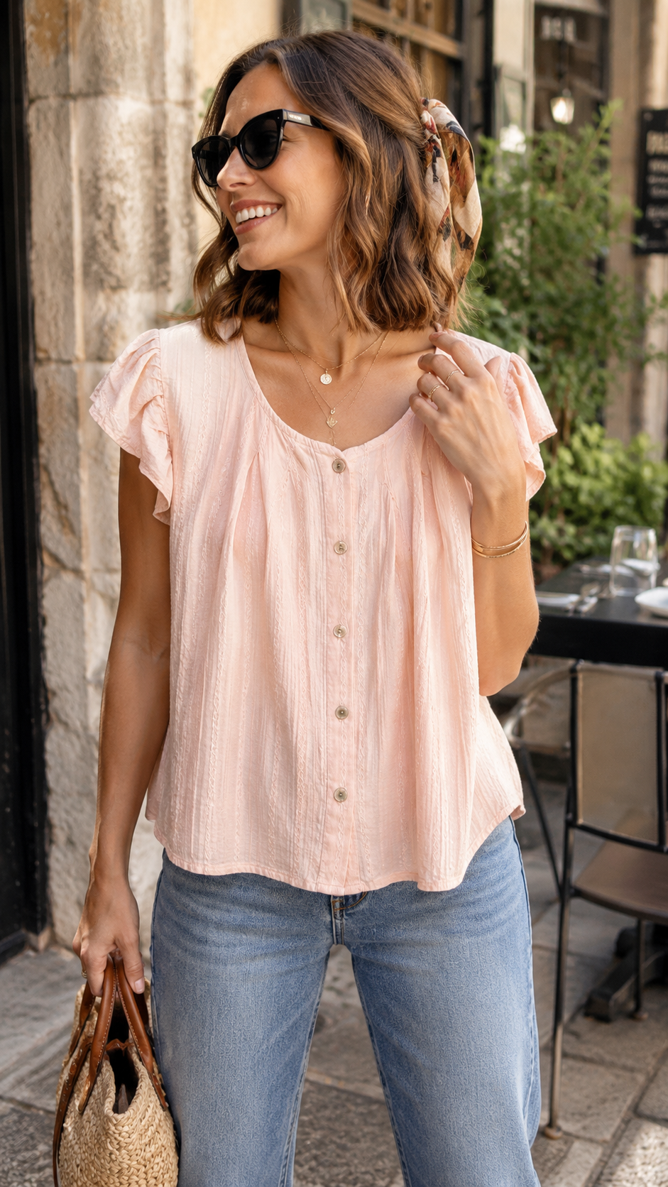 Top Coton Coloré