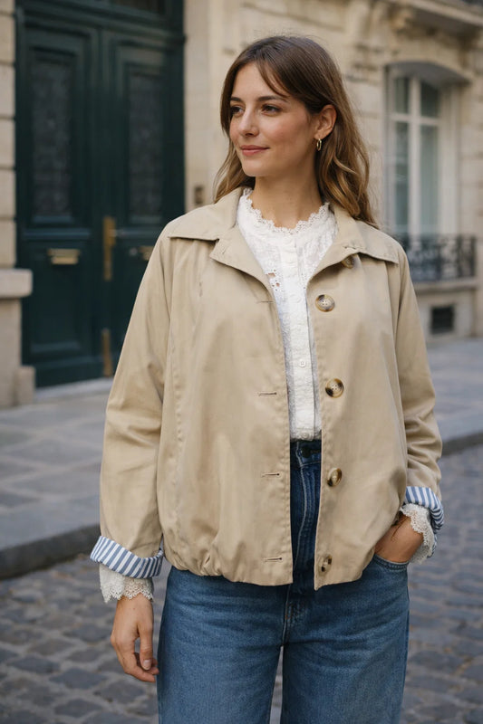 Trench Balloon Beige