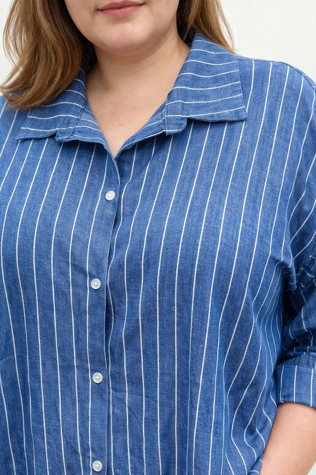 Tunique Rayée Denim Tu 42-50