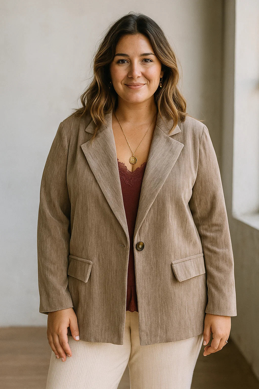 Veste Douce Velours - TU du 44 au 50