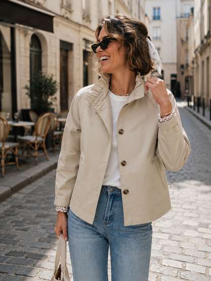 Veste Doublure Fleurie