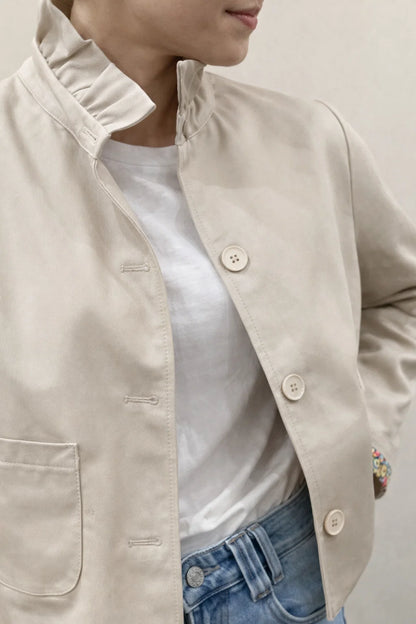 Veste Chic Fleurie