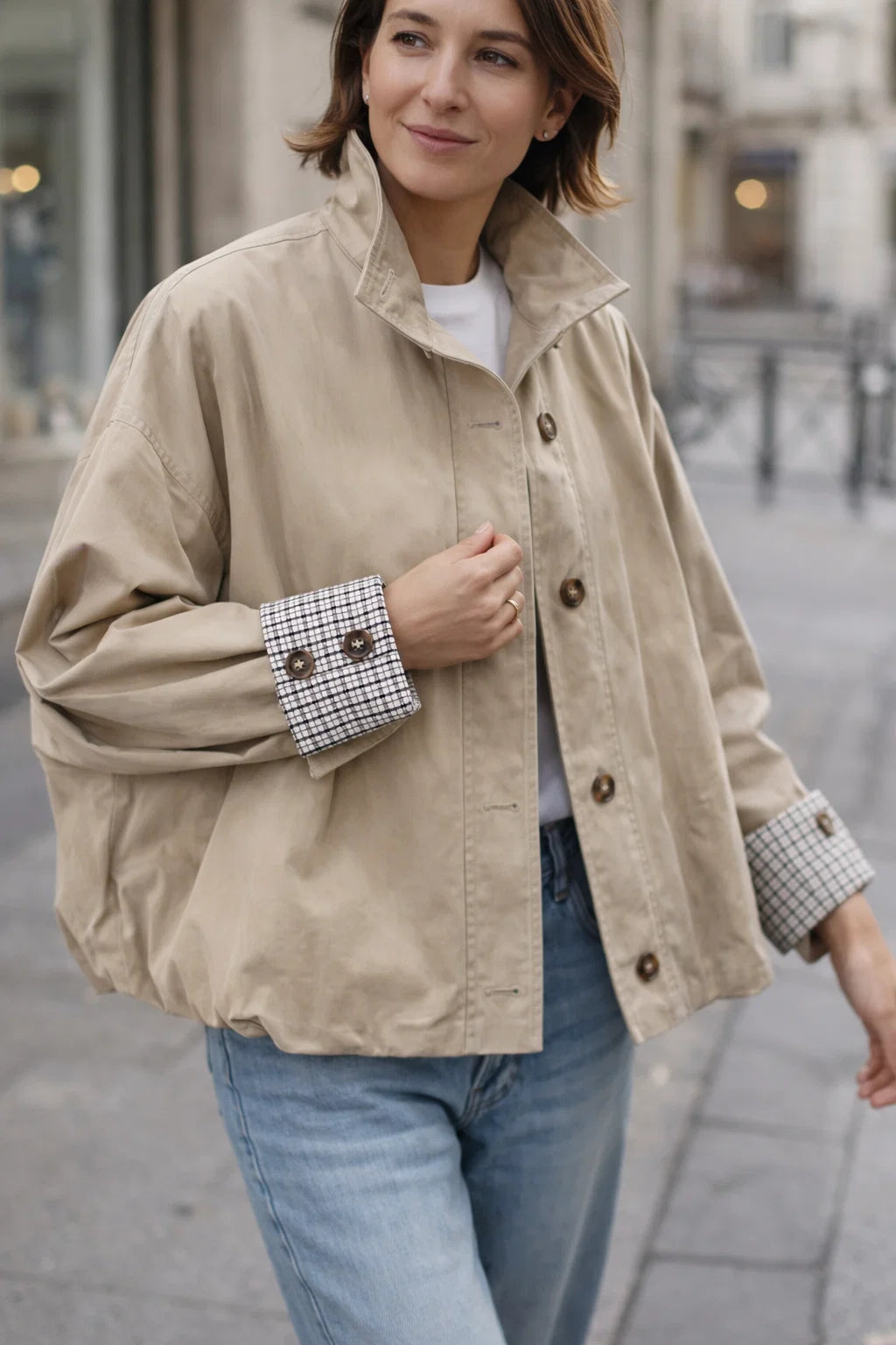 Veste Trench Ballon