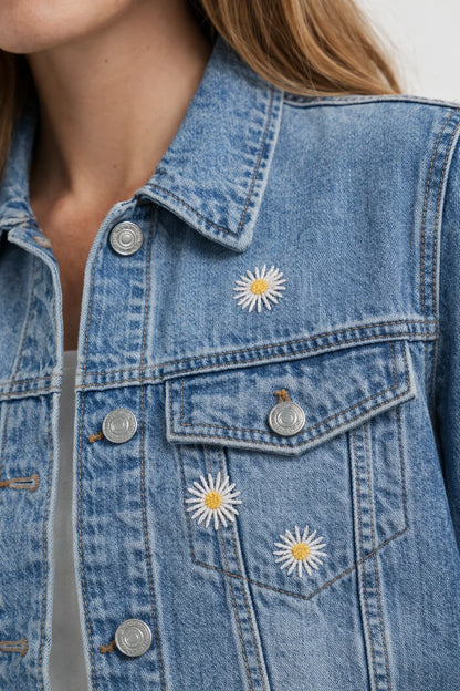 Veste Denim Printemps
