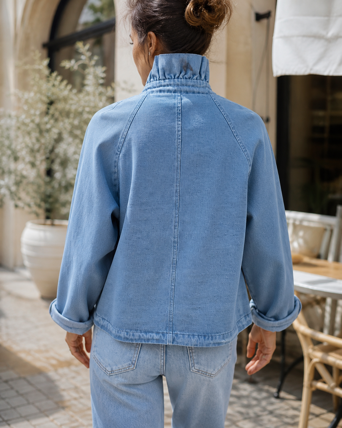 Veste Doublure Fleurie