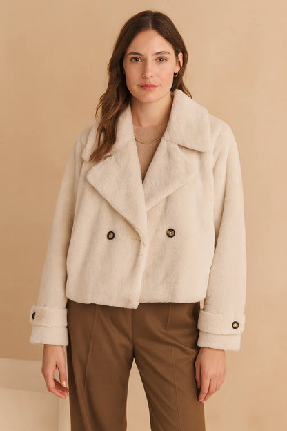 Veste Fausse Fourrure Signature