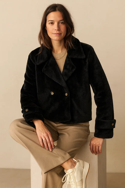 Veste Fausse Fourrure Signature