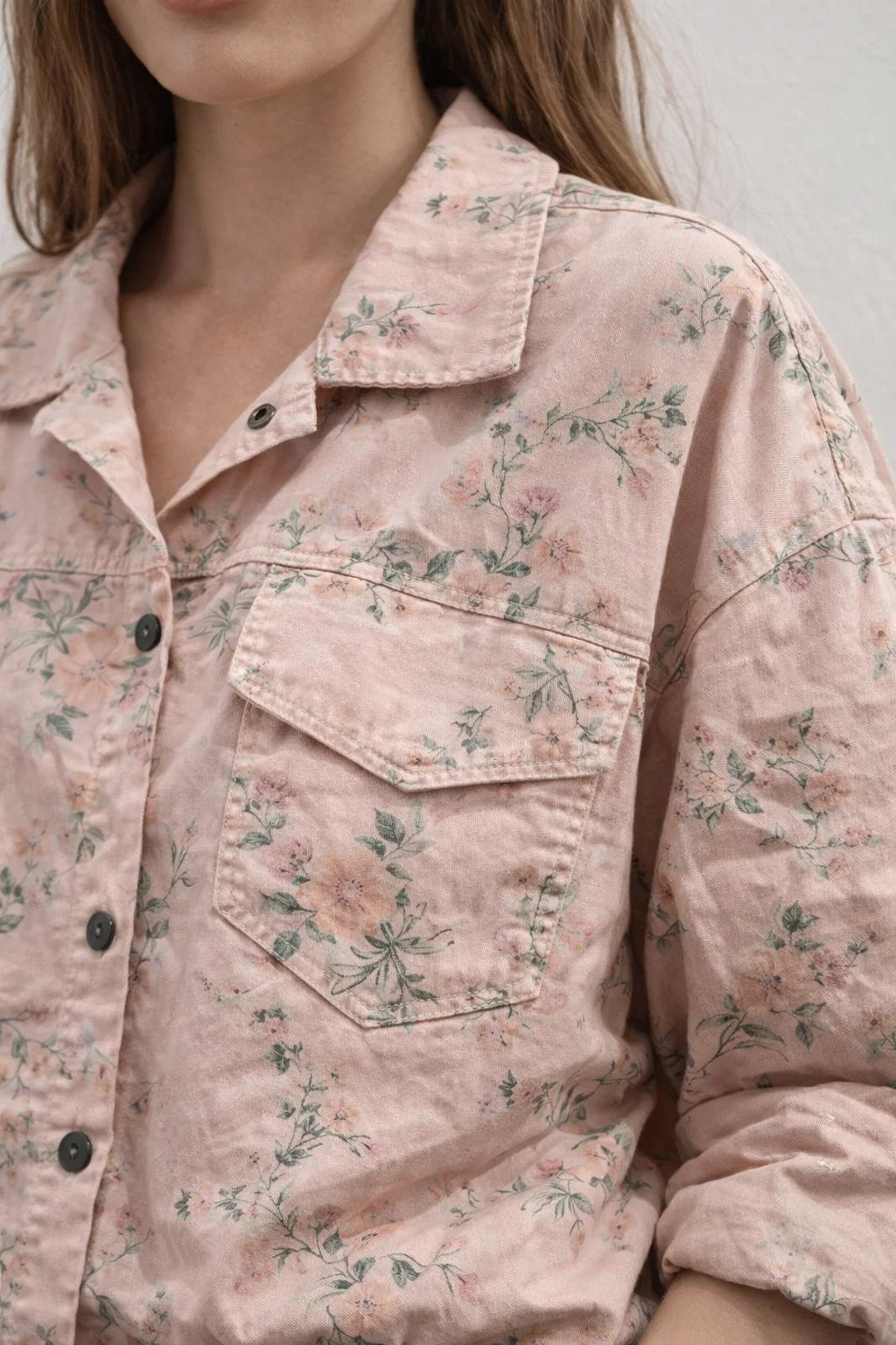 Veste Fleurie Légère