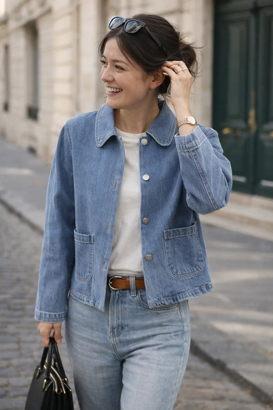 Veste Jean Courte