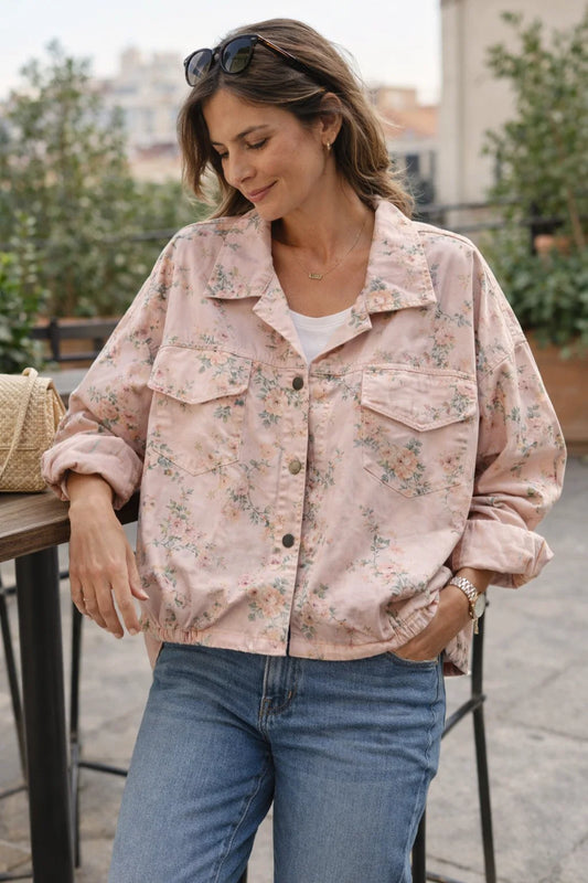 Veste Fleurie Légère