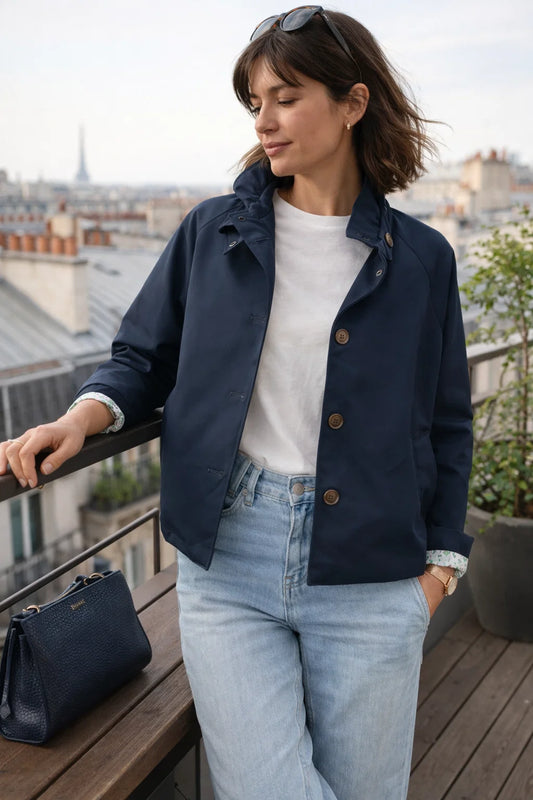 Veste Doublure Fleurie