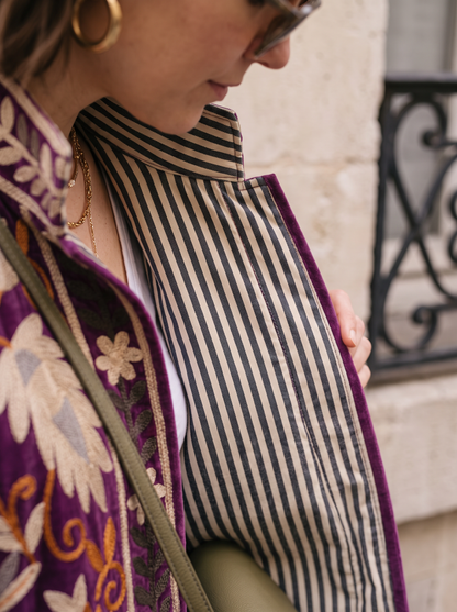 Veste Suzanna - Velours Brodé