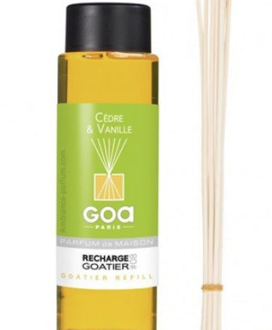Goa parfum d'intérieur cèdre vanille